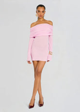 Galli Rib Knit Mini Dress
