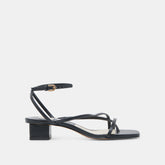 KARLOS SANDALS BLACK LEATHER