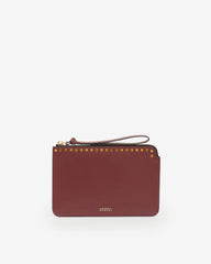 Oskan leather flat pouch
