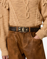 Mirko leather belt