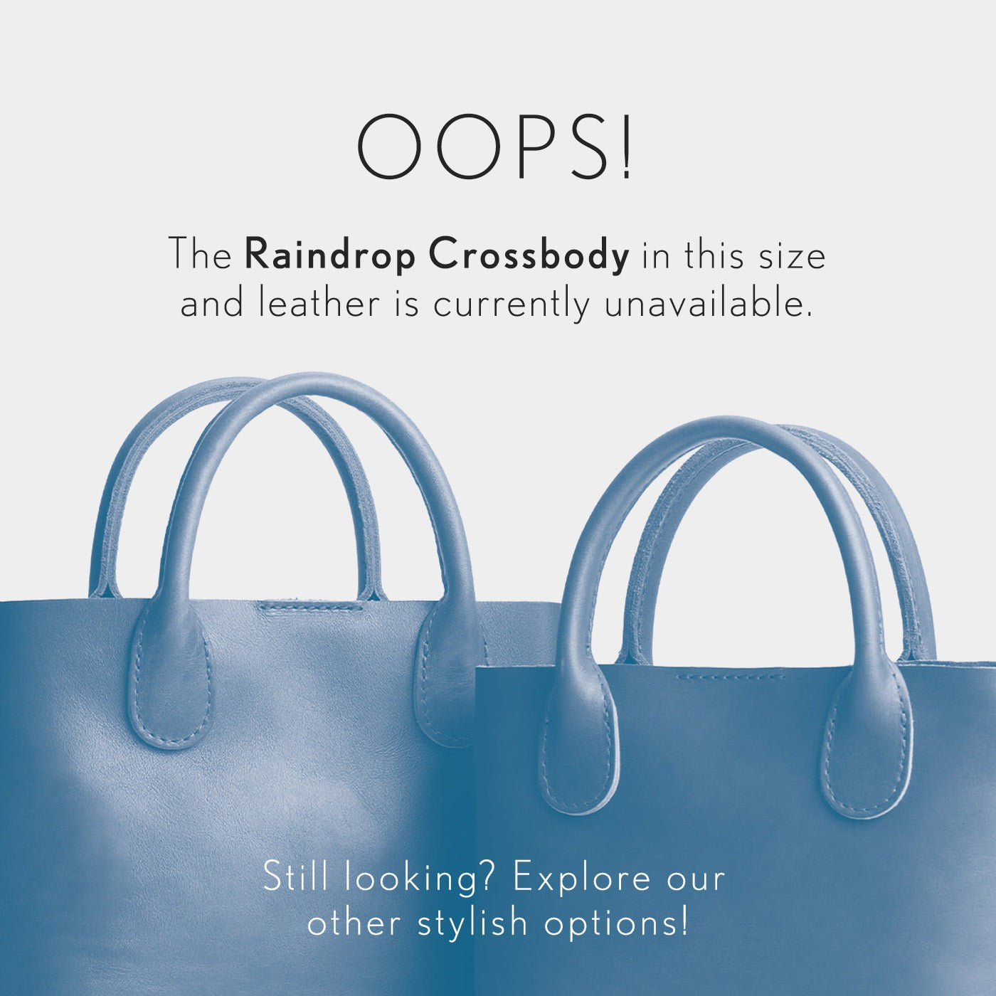 Almost Perfect' Raindrop Crossbody Bag