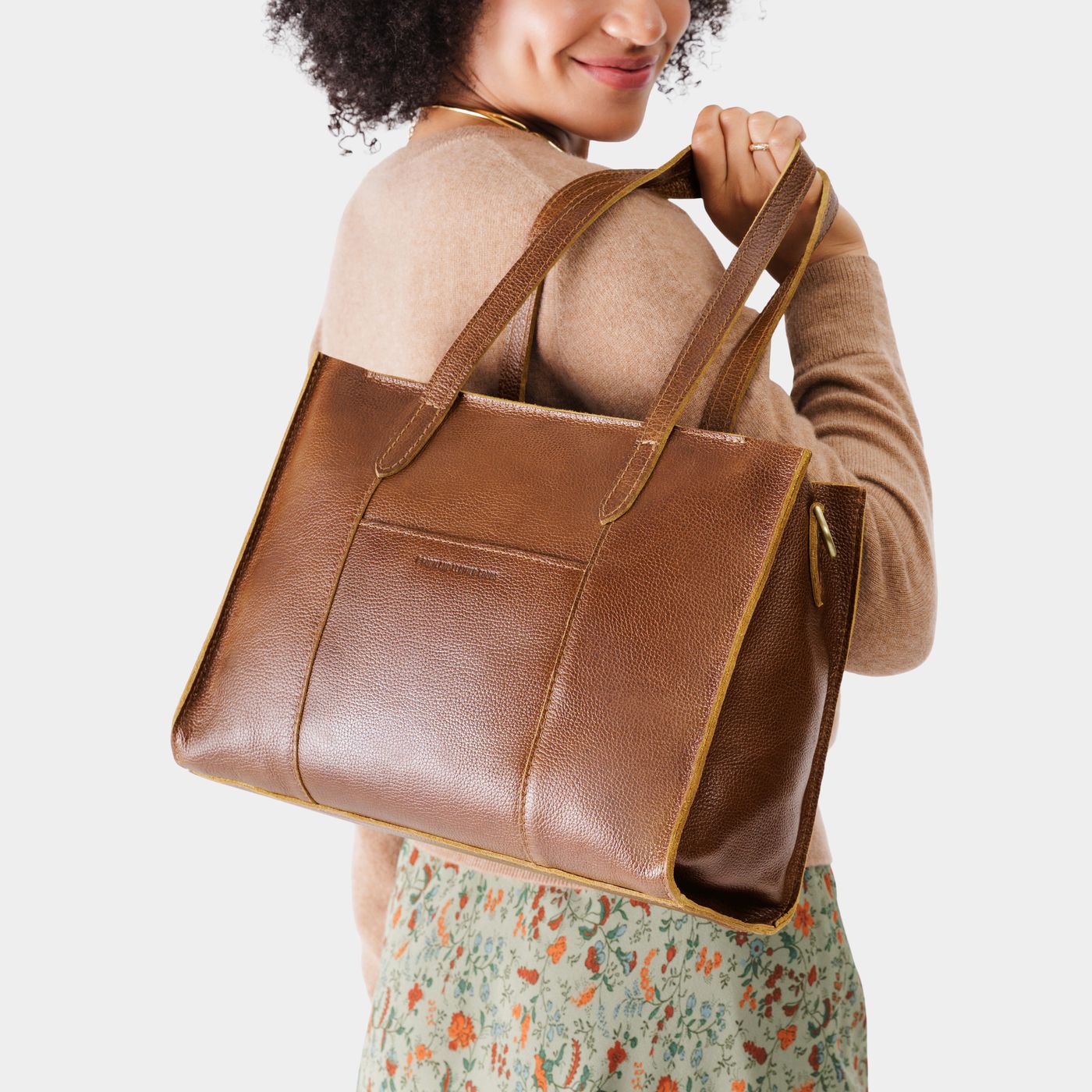 Large Lola Zipper Crossbody Tote