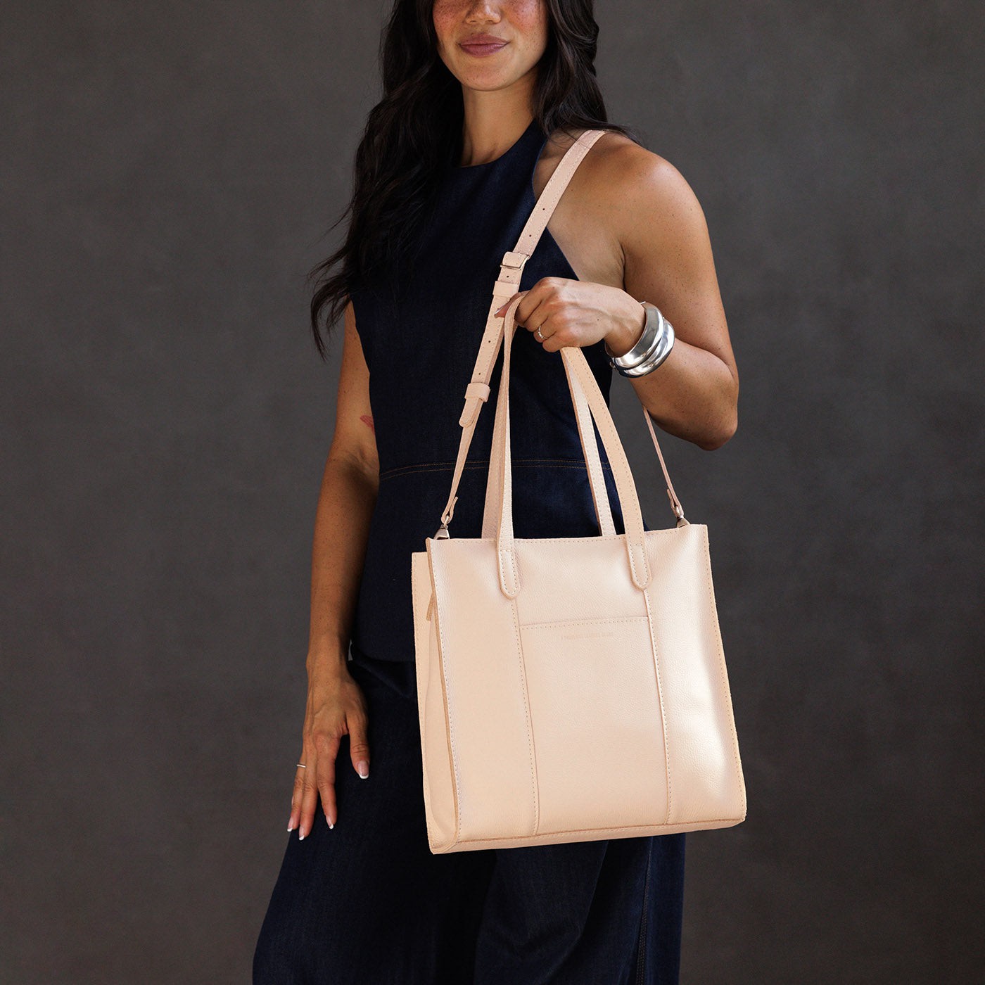 Large Lola Zipper Crossbody Tote